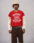 Vintage distressed Layered Tee
