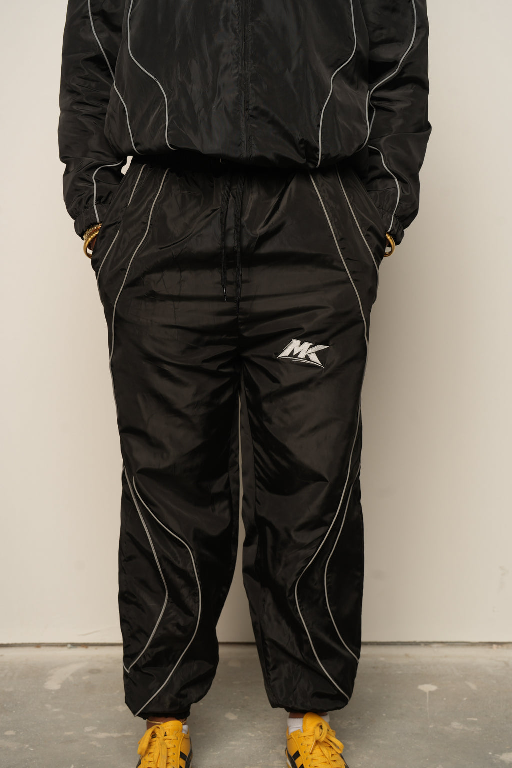 Black MUDDYKULTURE Luxury Tracksuit Jacket