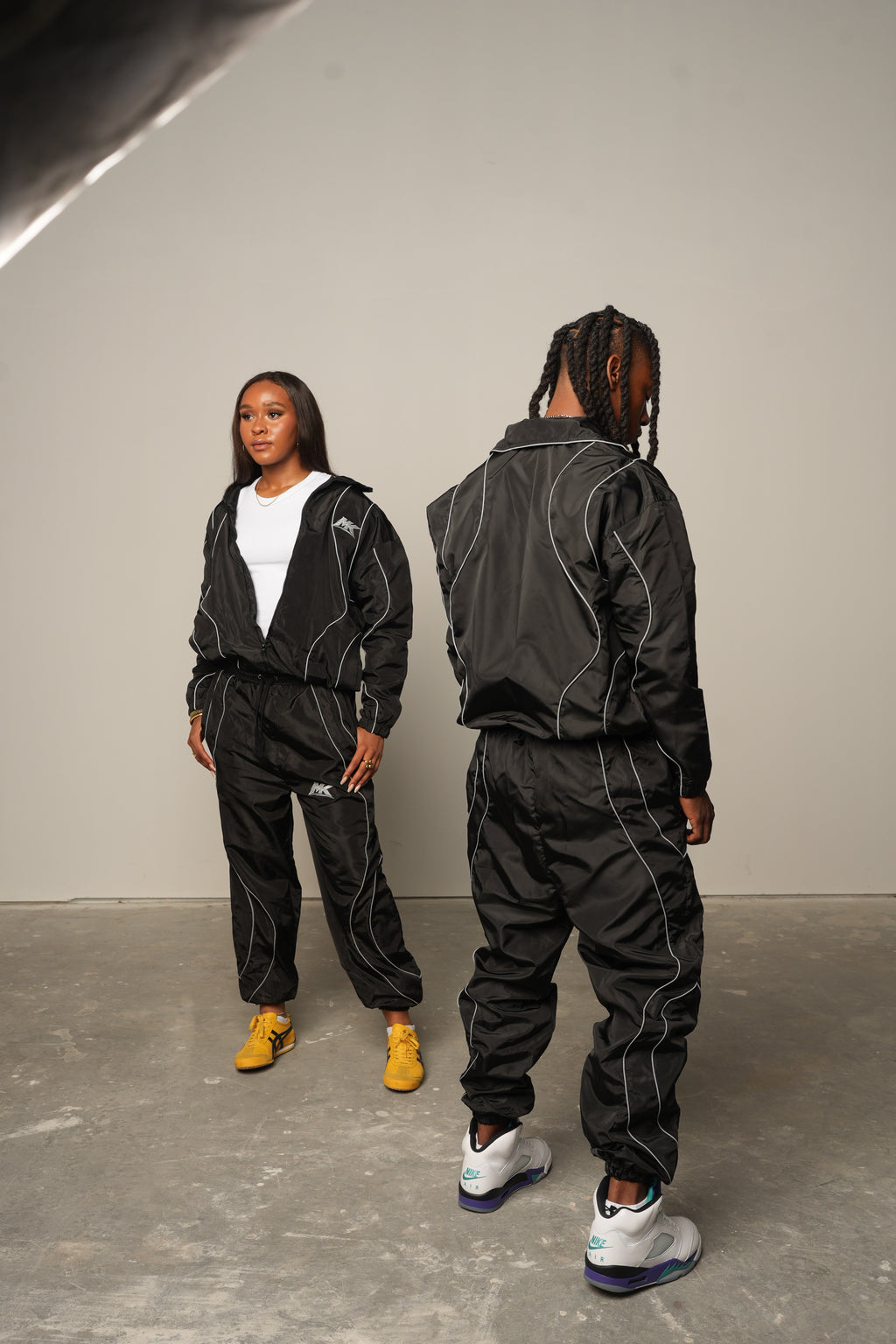 Black MUDDYKULTURE Luxury Tracksuit Jacket