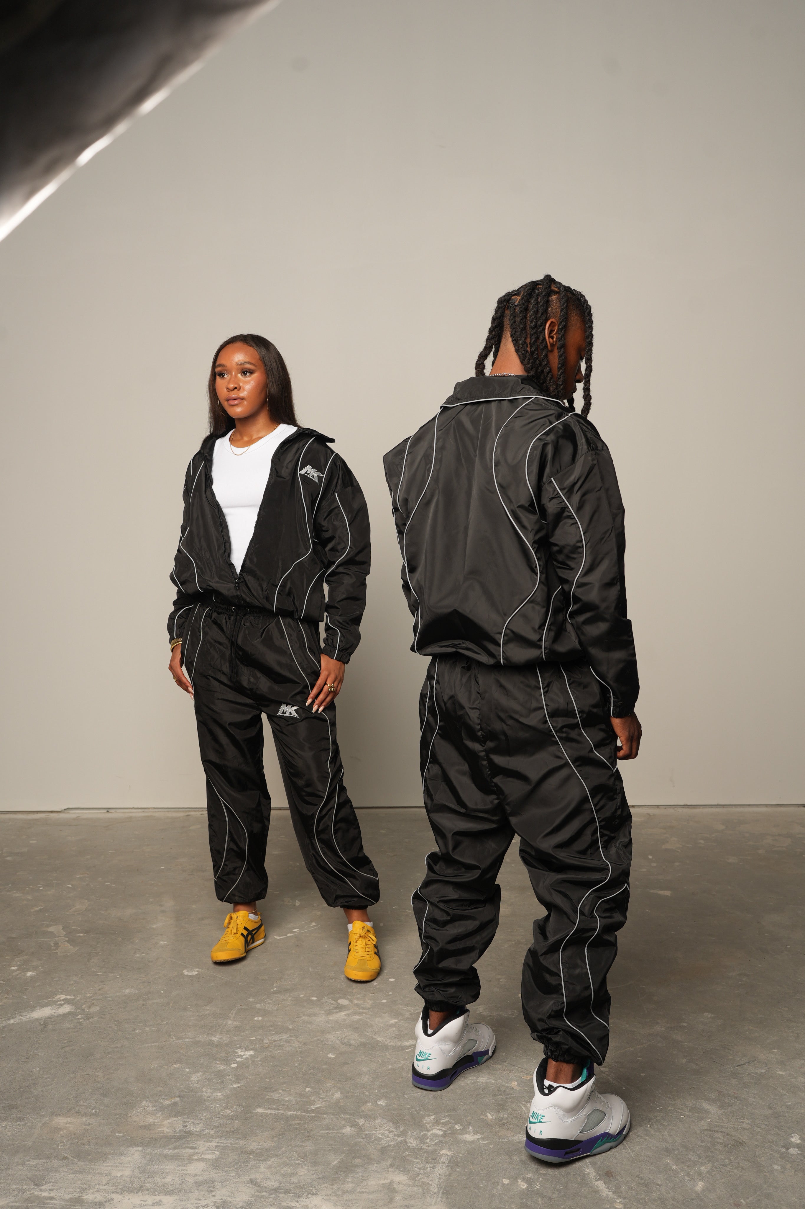 MUDDYKULTURE Luxury BLACK Tracksuit PANTS