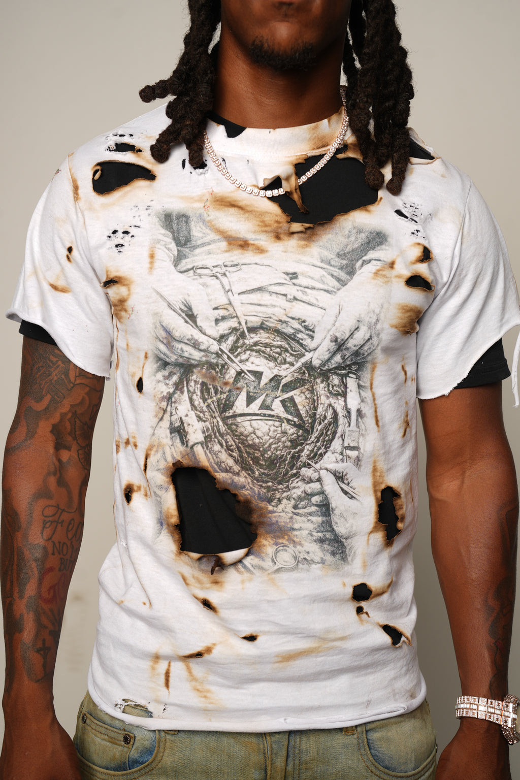 MUDDYKULTURE “Rockstar” 1of1 Custom T-Shirt