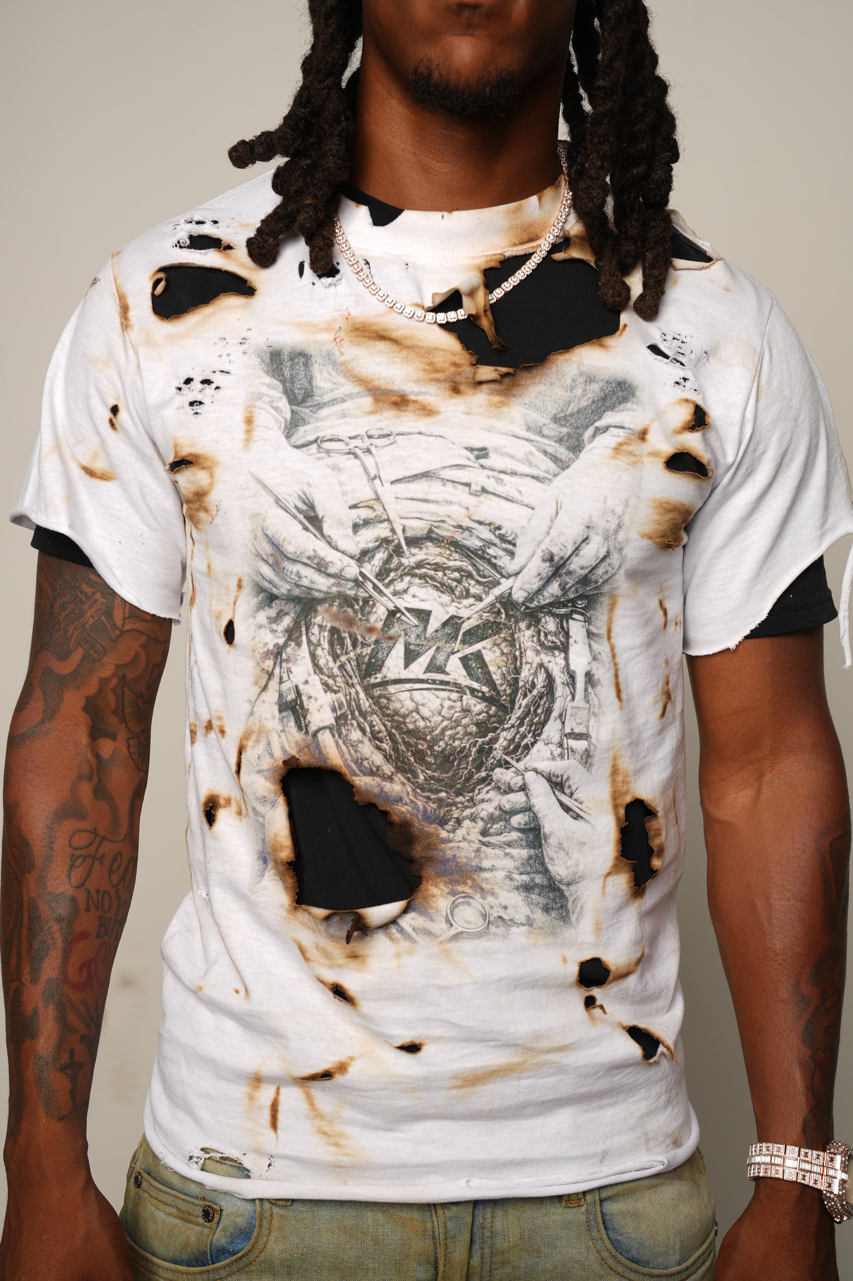 MUDDYKULTURE “Rockstar” 1of1 Custom T-Shirt