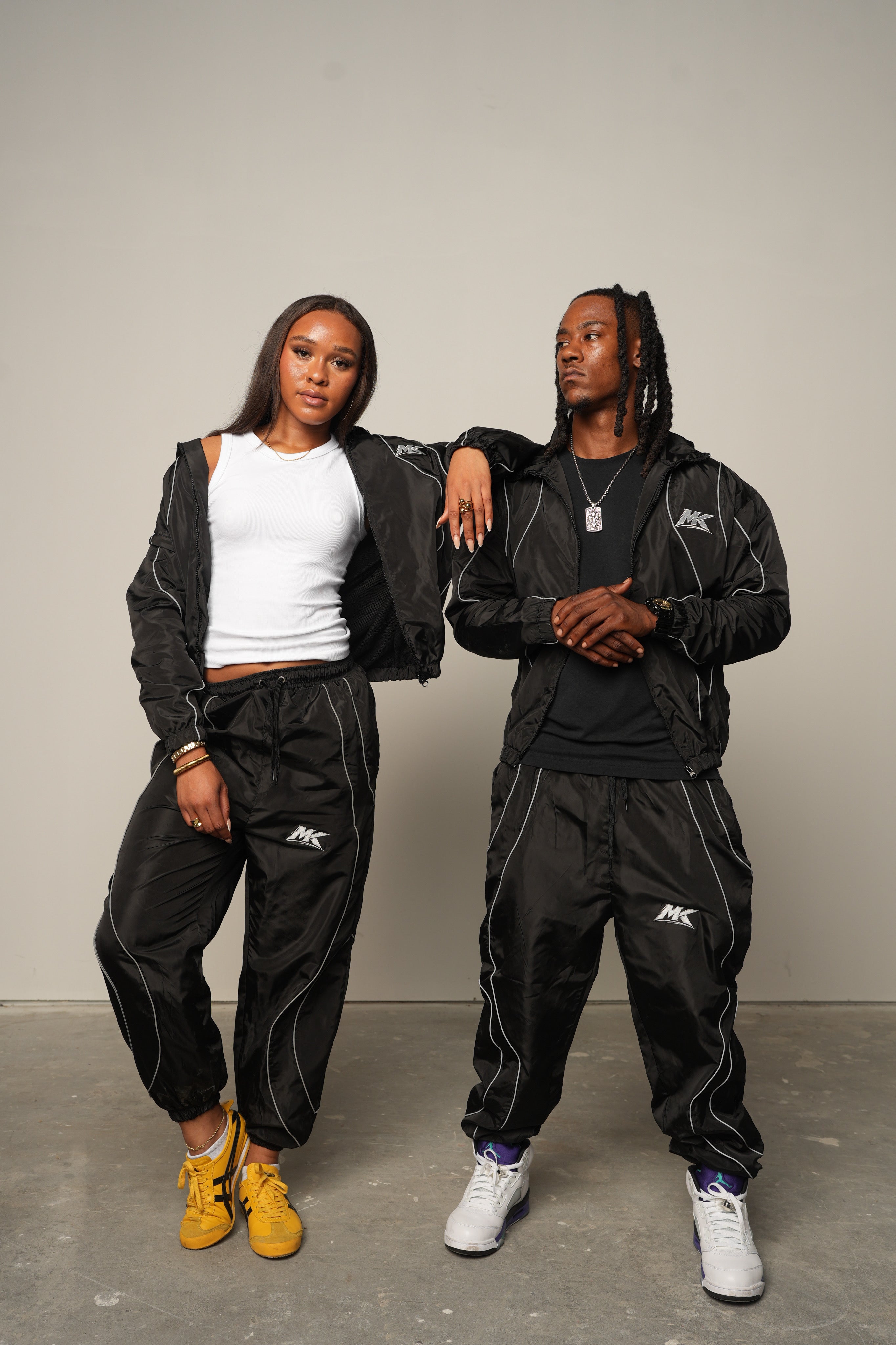 Black MUDDYKULTURE Luxury Tracksuit Jacket